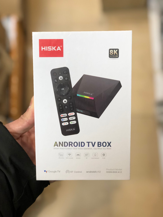 اندروید باکس هیسکا مدل A12 با اندروید 12 و پردازنده چهار هستهای