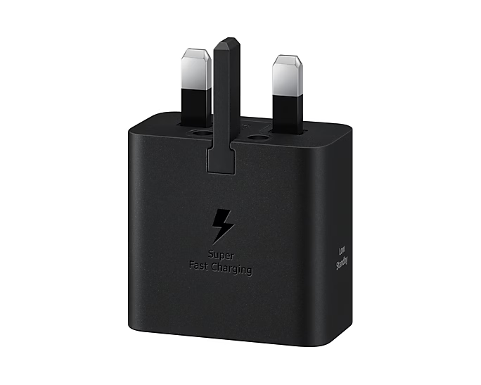 تصویر شارژر دیواری سامسونگ مدل EP-T2510 سه شاخه اروپا – Samsung 25W Wall Charger