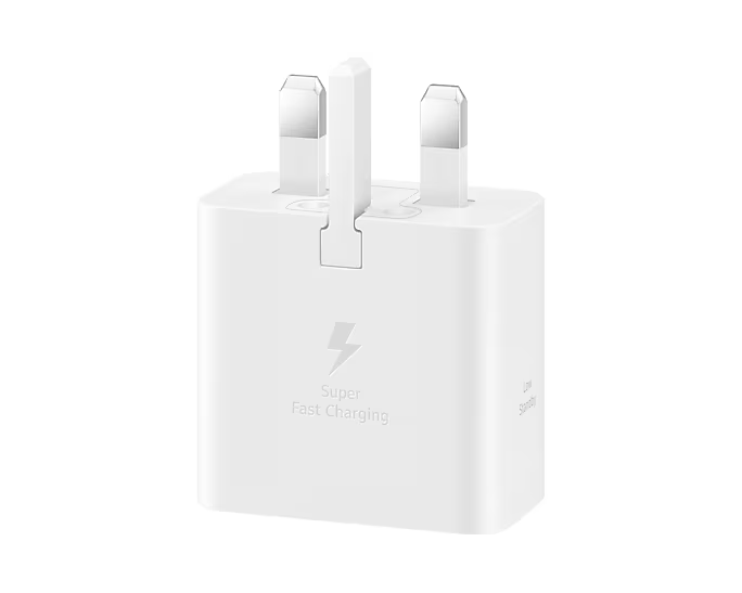 تصویر شارژر دیواری سامسونگ مدل EP-T2510 سه شاخه اروپا – Samsung 25W Wall Charger