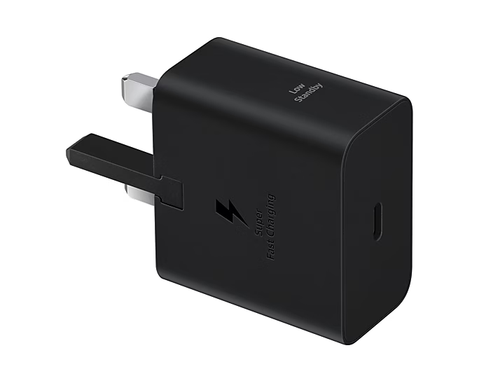 تصویر شارژر دیواری سامسونگ مدل EP-T2510 سه شاخه اروپا – Samsung 25W Wall Charger