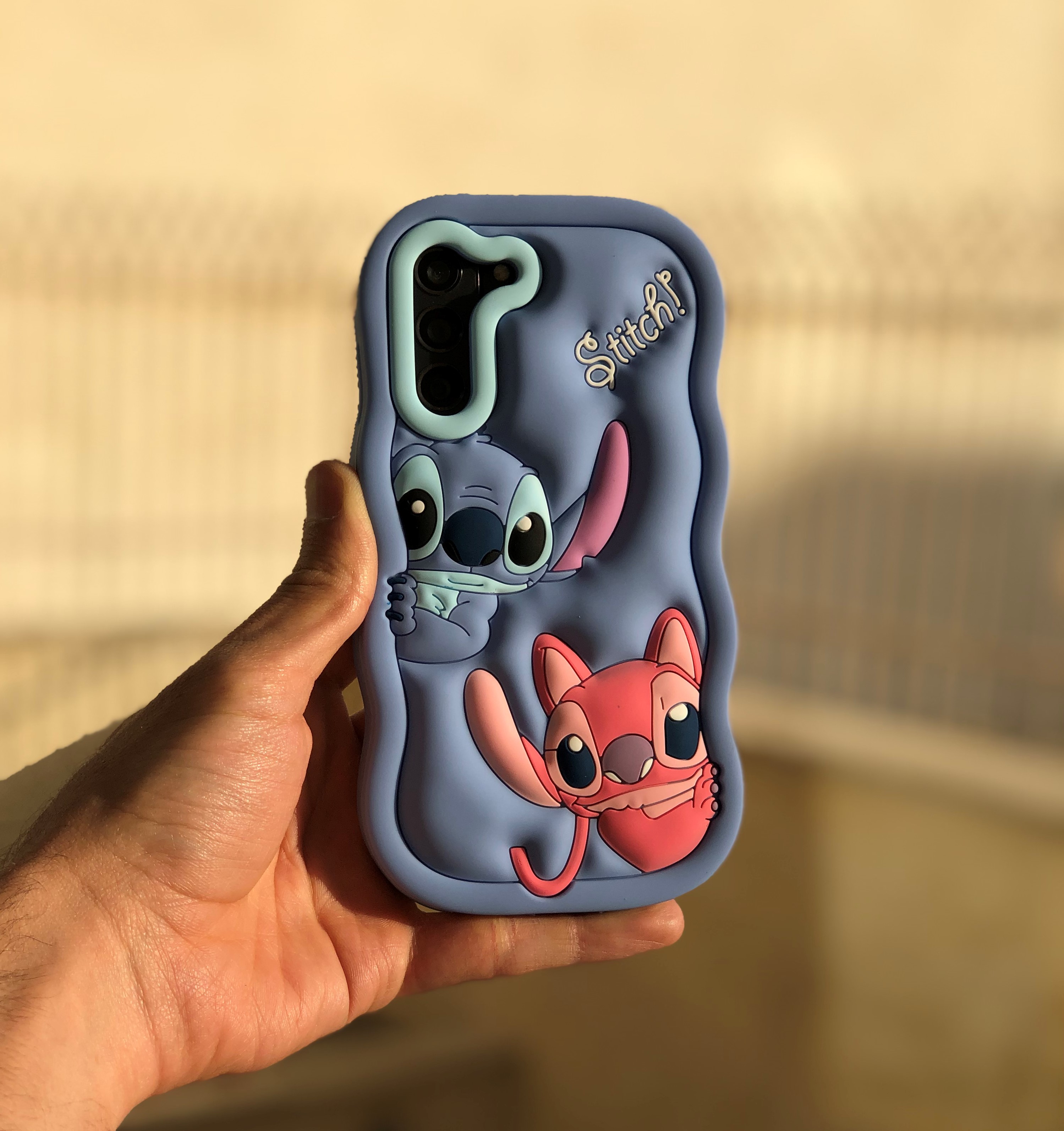 قاب فانتزی عروسکی سیلیکونی طرح استیچ مدل Stitch
