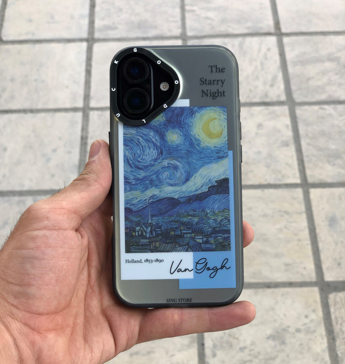قاب گوشی طرح شب پرستاره ونگوگ Starry Night