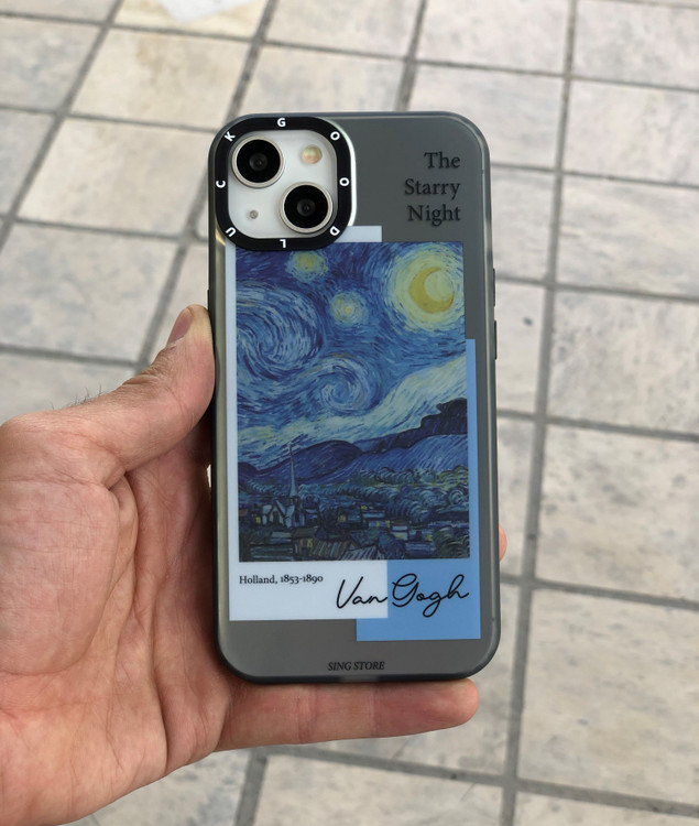 قاب گوشی طرح شب پرستاره ونگوگ Starry Night