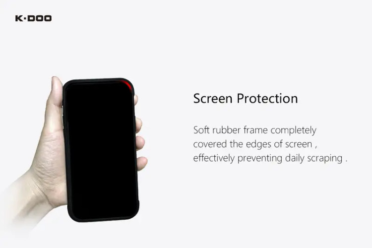 قاب آیفون ضد ضربه KZDOO مدل Ares