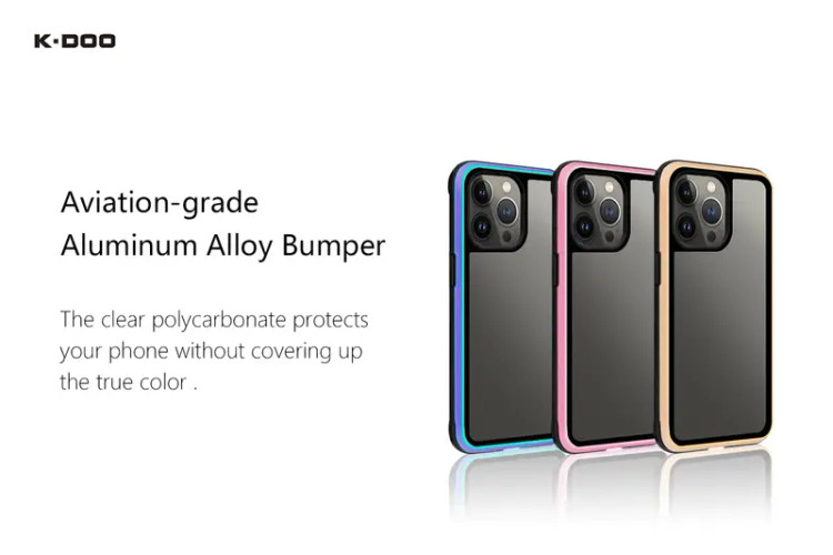 قاب ضد خش و مقاوم KDOO Ares با برجستگی محافظ السیدی