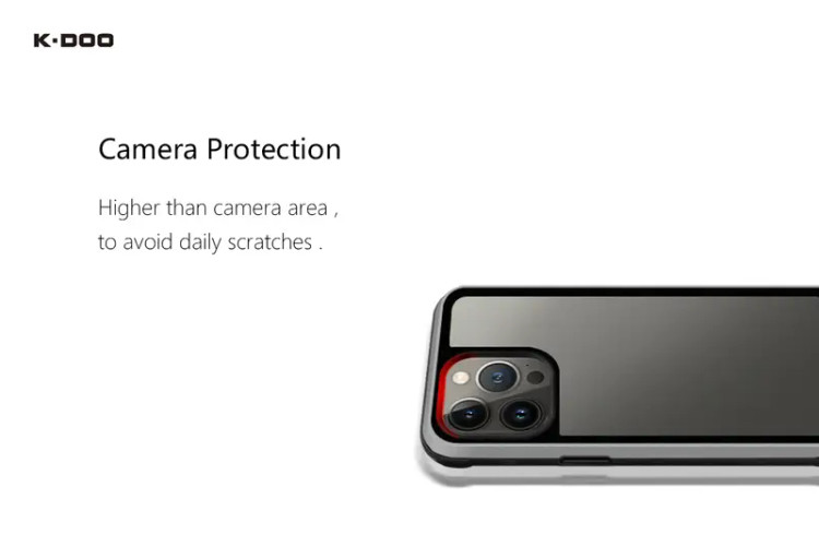 قاب آیفون ضد ضربه KZDOO مدل Ares