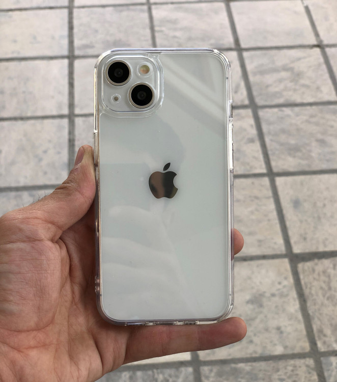 قاب شفاف بیرنگ Clear Case پلاستیک فشرده با محافظ لنز و ضد ضربه