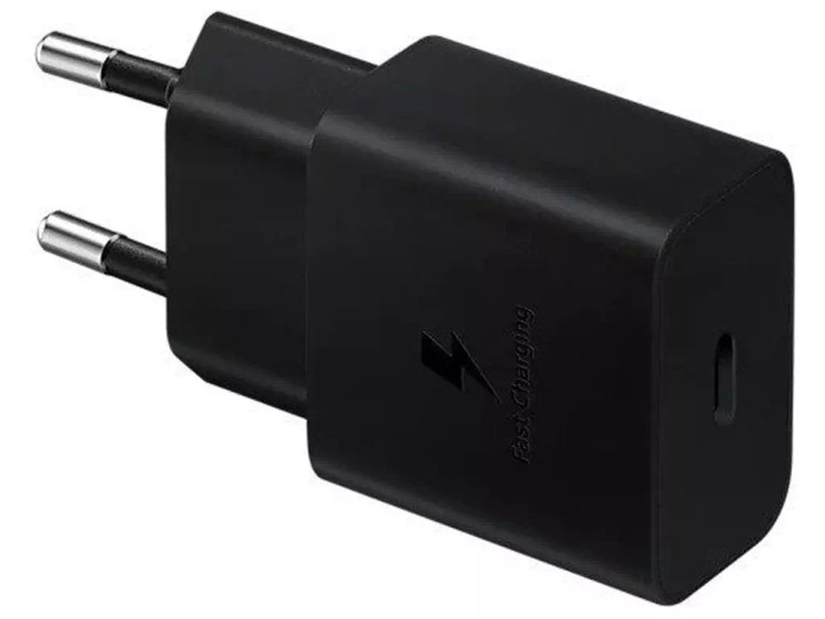 تصویر شارژر دیواری سامسونگ مدل EP-T1510 دو شاخه سفید – Samsung 15W Wall Charger