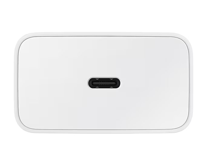 تصویر شارژر دیواری سامسونگ مدل EP-T1510 دو شاخه سفید – Samsung 15W Wall Charger