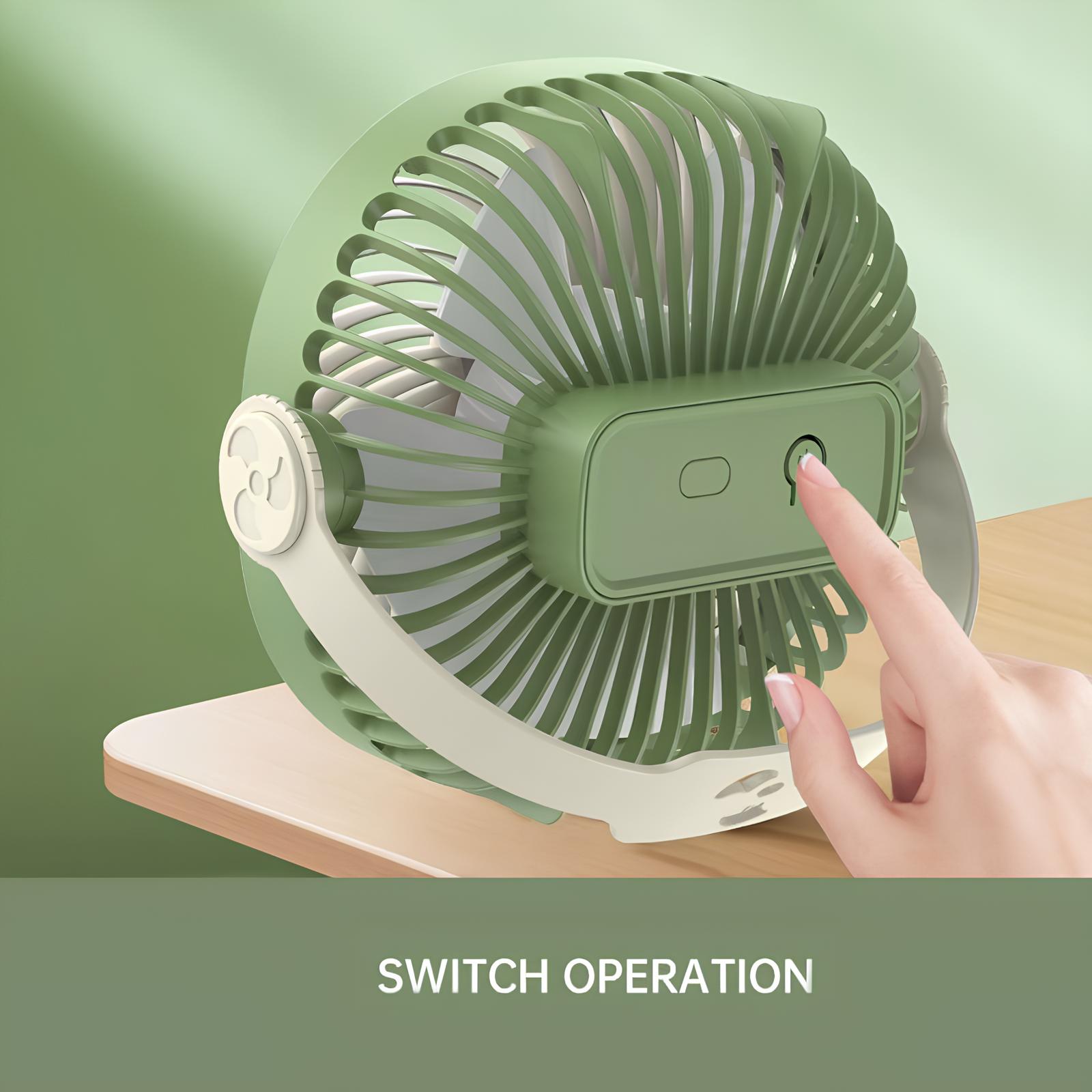 پنکه رومیزی قابل حمل سه حالته مدل Desktop Wall Monted Fan KLW-F9