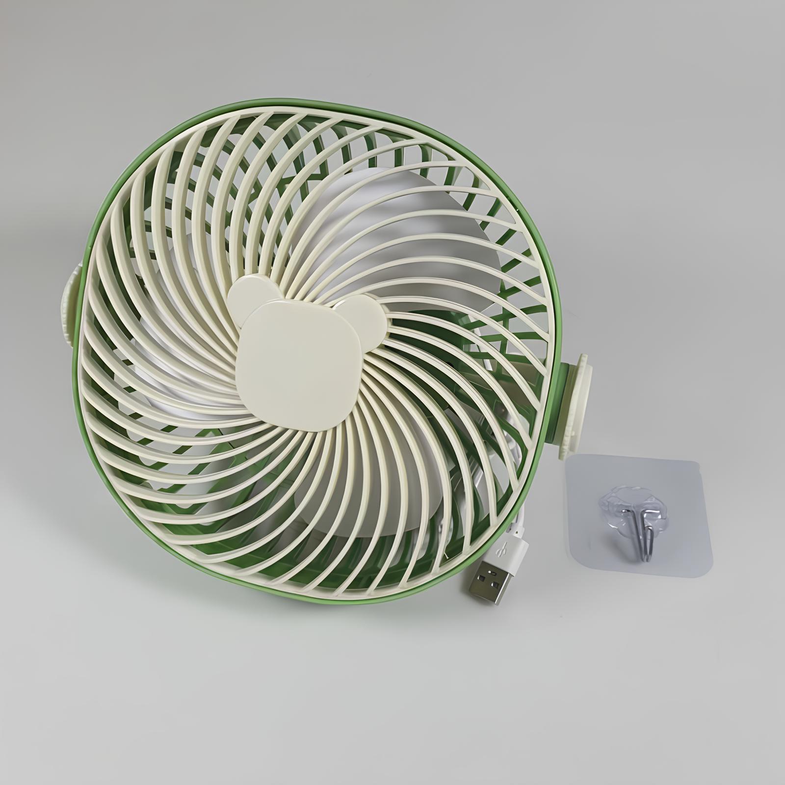 پنکه رومیزی قابل حمل سه حالته مدل Desktop Wall Monted Fan KLW-F9