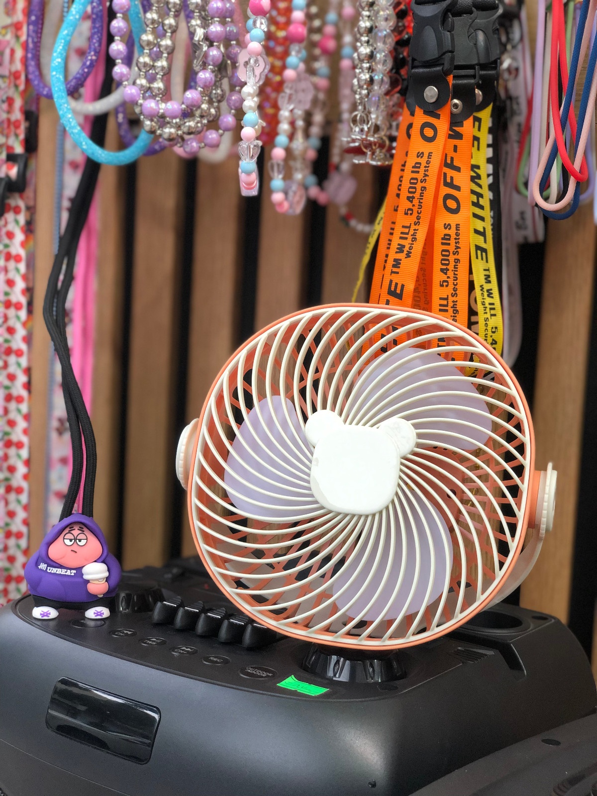 پنکه رومیزی قابل حمل سه حالته مدل Desktop Wall Monted Fan KLW-F9