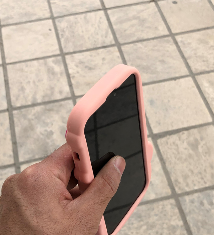 قاب فانتزی عروسکی سیلیکونی خرس توت فرنگی Strawberry Bear