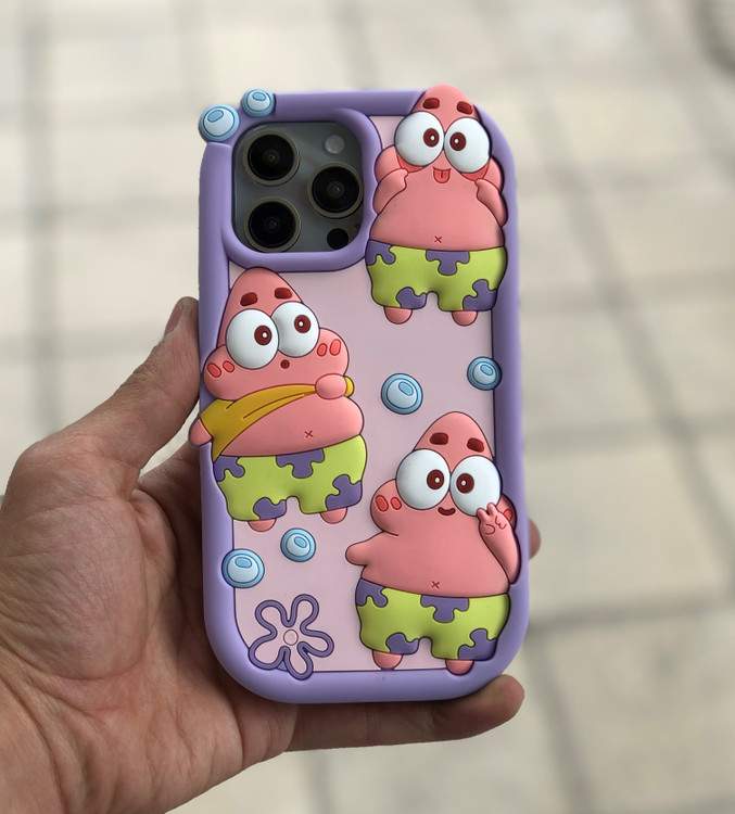 قاب فانتزی سیلیکونی عروسکی Patrick شخصیت کارتونی پاتریک