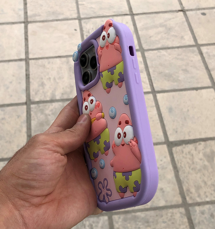 قاب فانتزی سیلیکونی عروسکی Patrick شخصیت کارتونی پاتریک