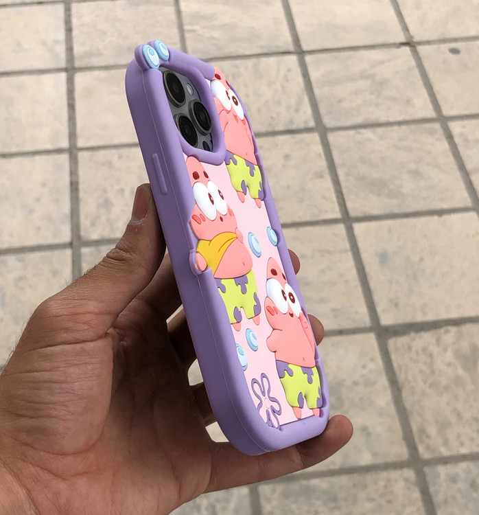 قاب فانتزی سیلیکونی عروسکی Patrick شخصیت کارتونی پاتریک