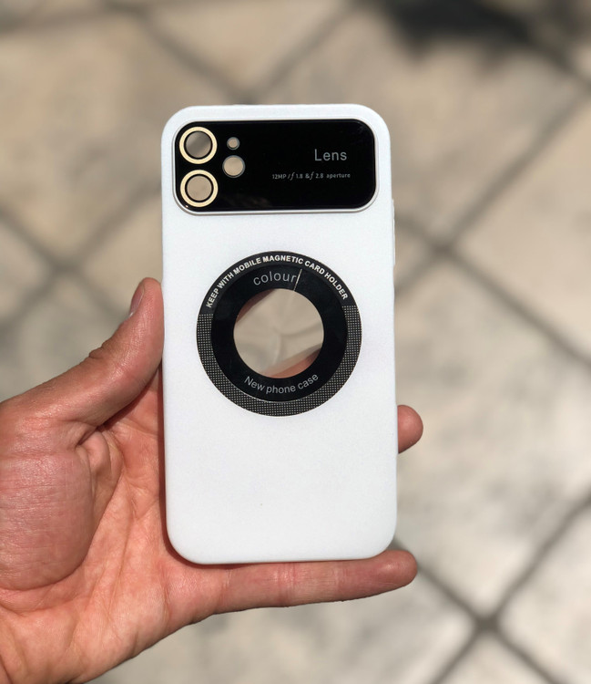 قاب اسلیم آیفون با ضخامت ۰.۸ میلیمتر و محافظ دوربین 9H