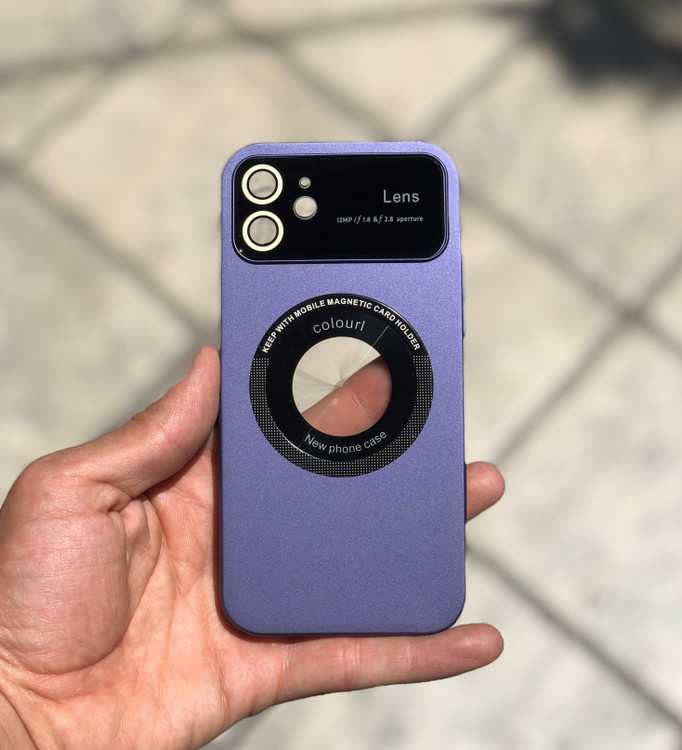 قاب آیفون PC Slim مگنت دار با محافظ لنز