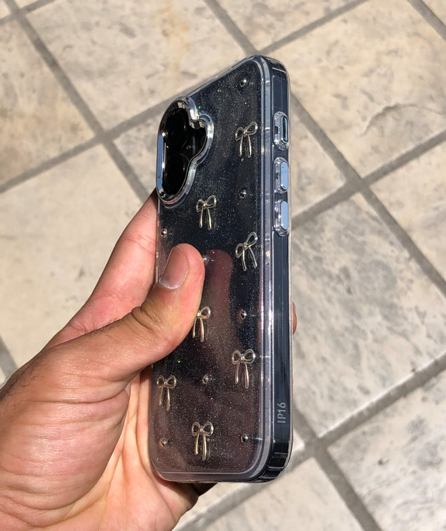 قاب شفاف آیفون مدل Shiny Papillon طرح پاپیون شاین با محافظ دوربین