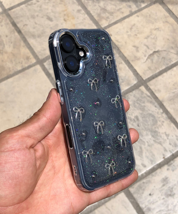 قاب شفاف آیفون مدل Shiny Papillon طرح پاپیون شاین با محافظ دوربین